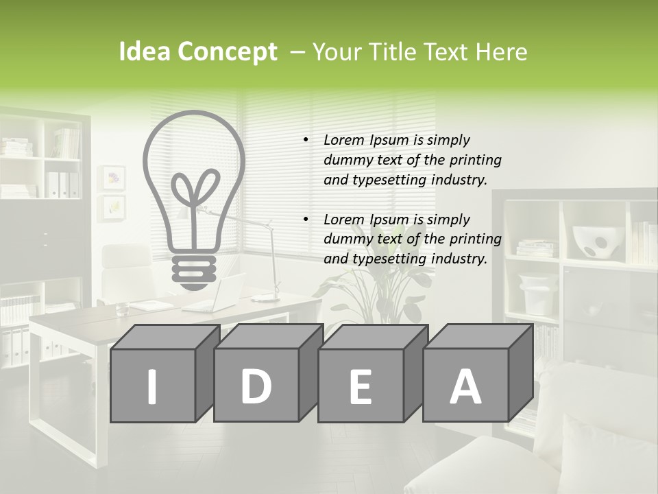 Interior Structure Apartment PowerPoint Template