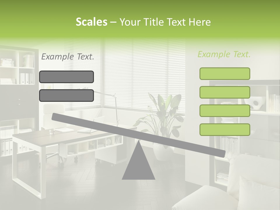 Interior Structure Apartment PowerPoint Template