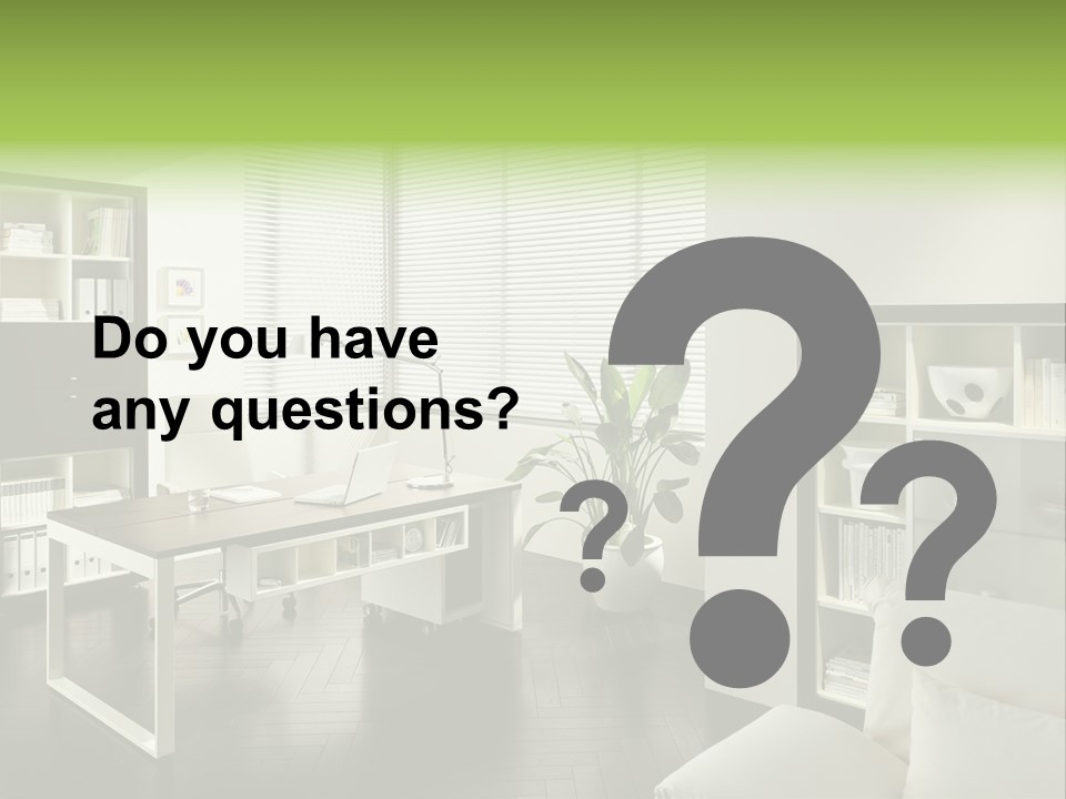 Interior Structure Apartment PowerPoint Template