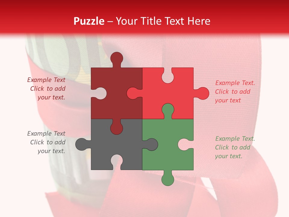 Coin Ribbon Roller PowerPoint Template