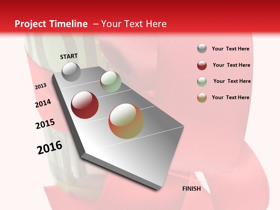 Coin Ribbon Roller PowerPoint Template