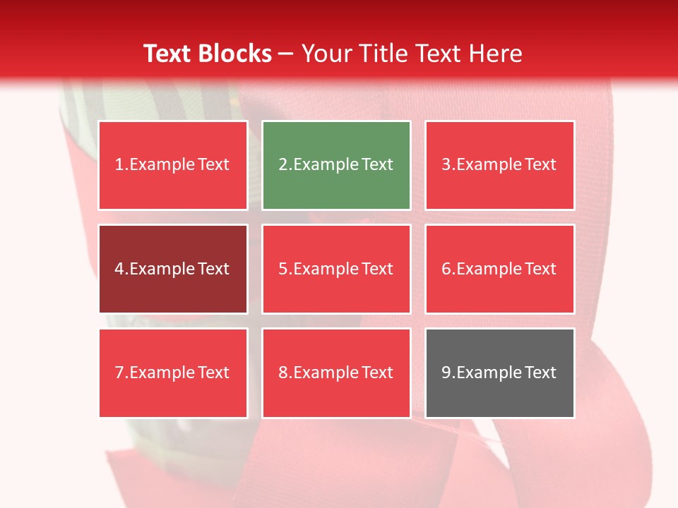 Coin Ribbon Roller PowerPoint Template