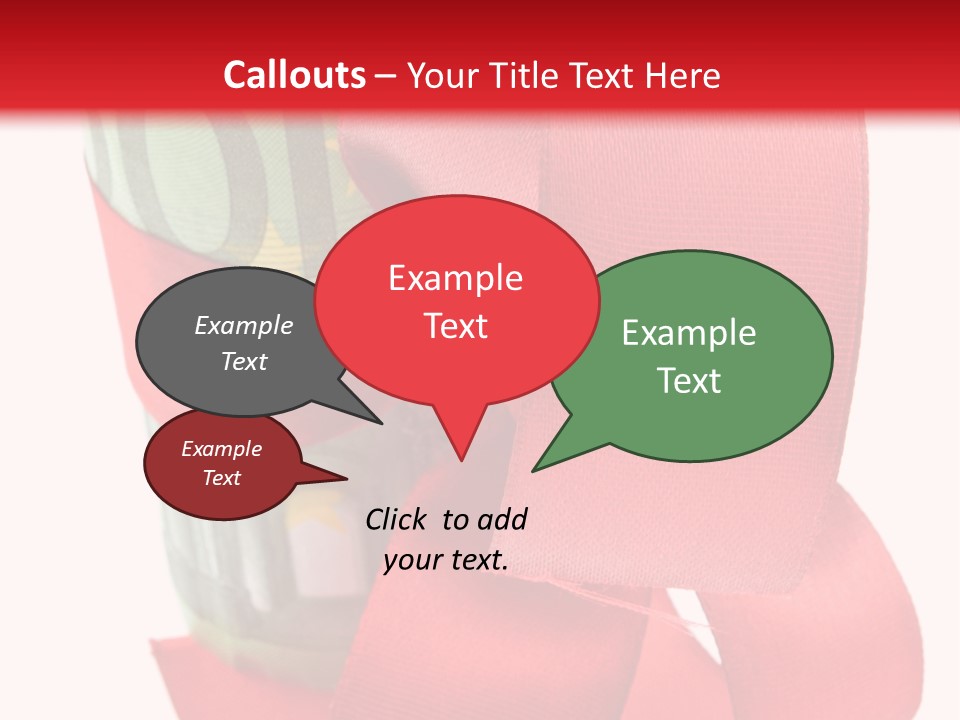 Coin Ribbon Roller PowerPoint Template