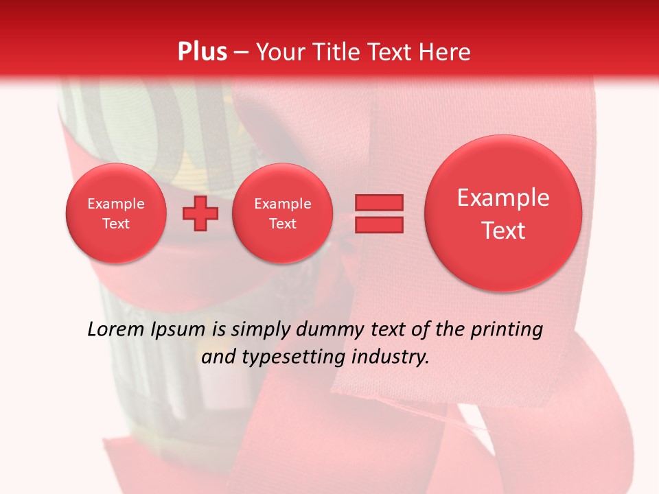 Coin Ribbon Roller PowerPoint Template