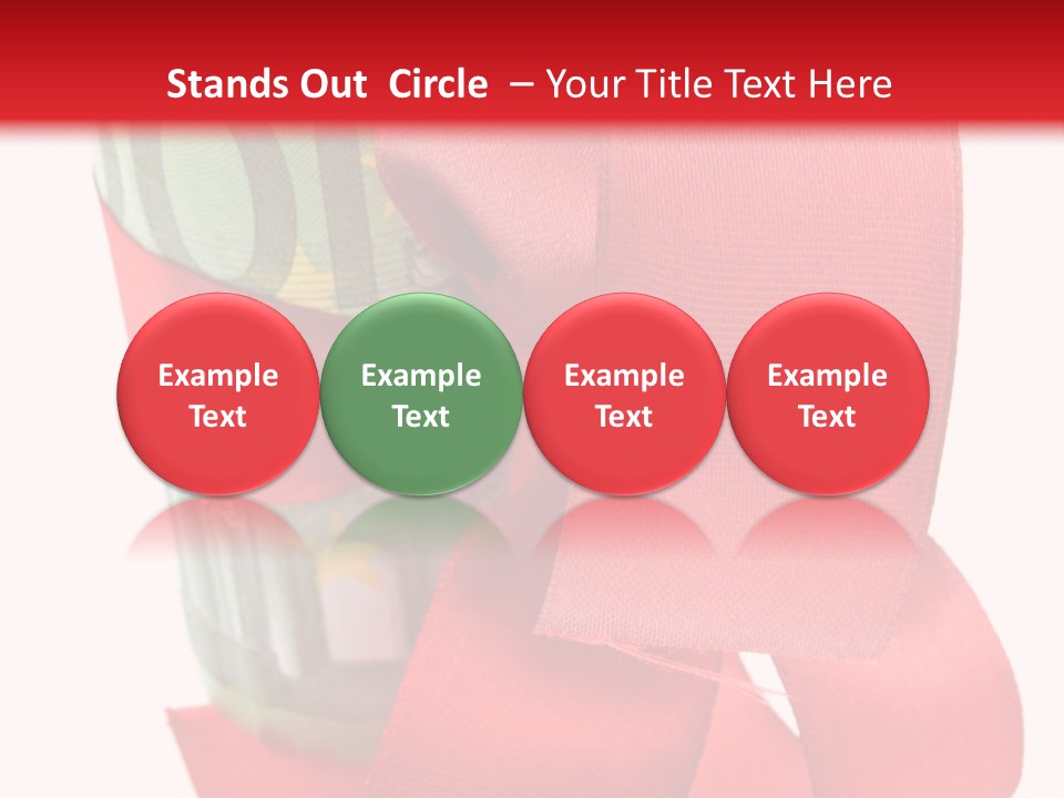 Coin Ribbon Roller PowerPoint Template