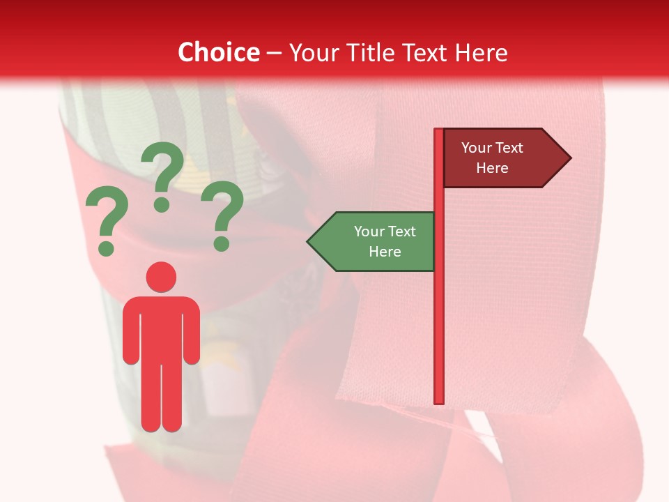 Coin Ribbon Roller PowerPoint Template