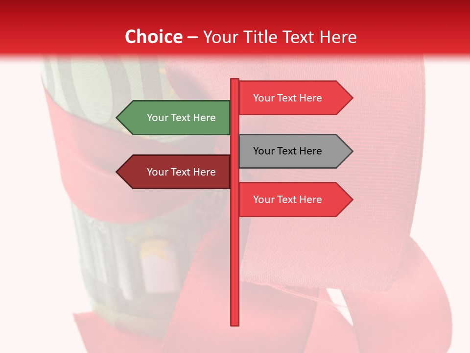 Coin Ribbon Roller PowerPoint Template