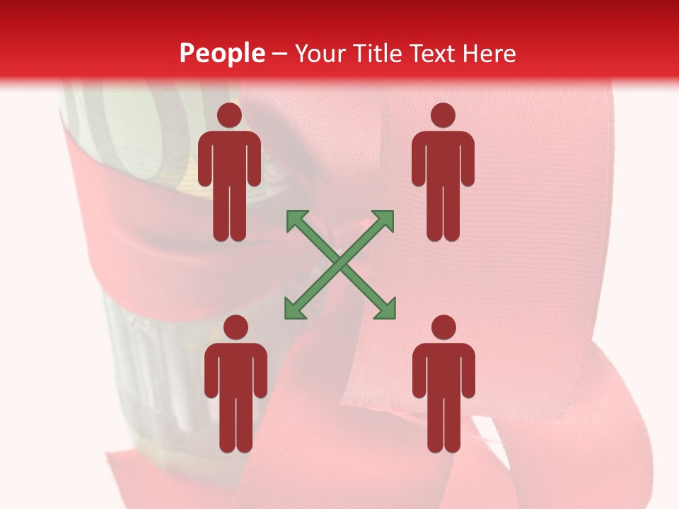 Coin Ribbon Roller PowerPoint Template