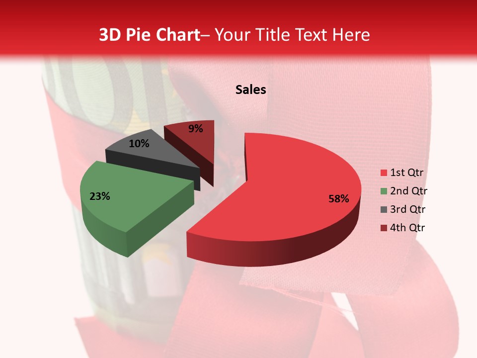 Coin Ribbon Roller PowerPoint Template