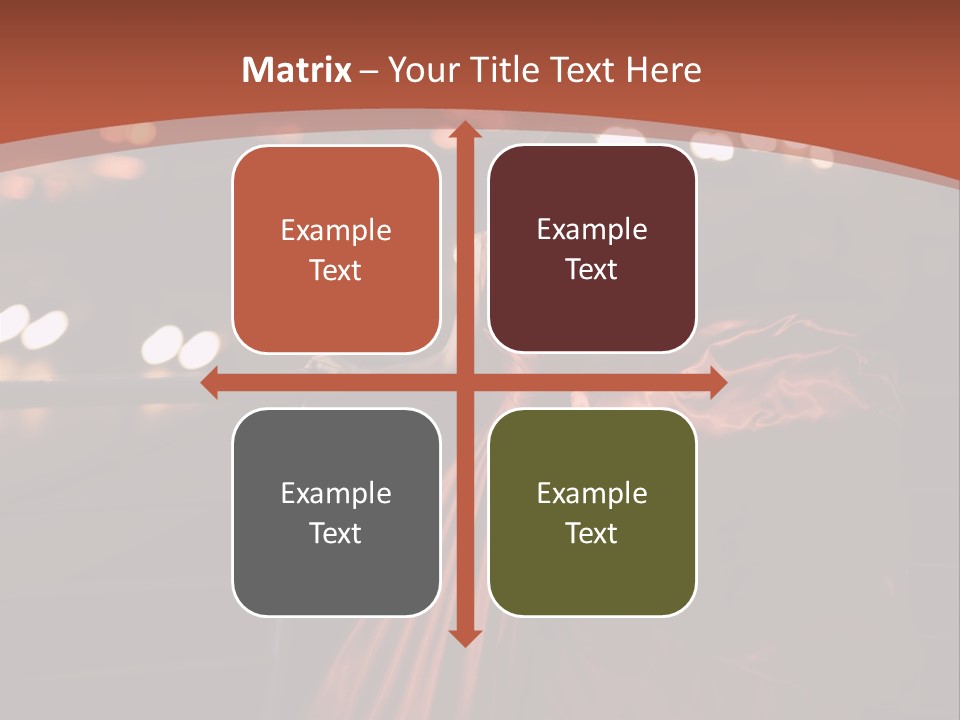 Hairstyle Hair Model PowerPoint Template