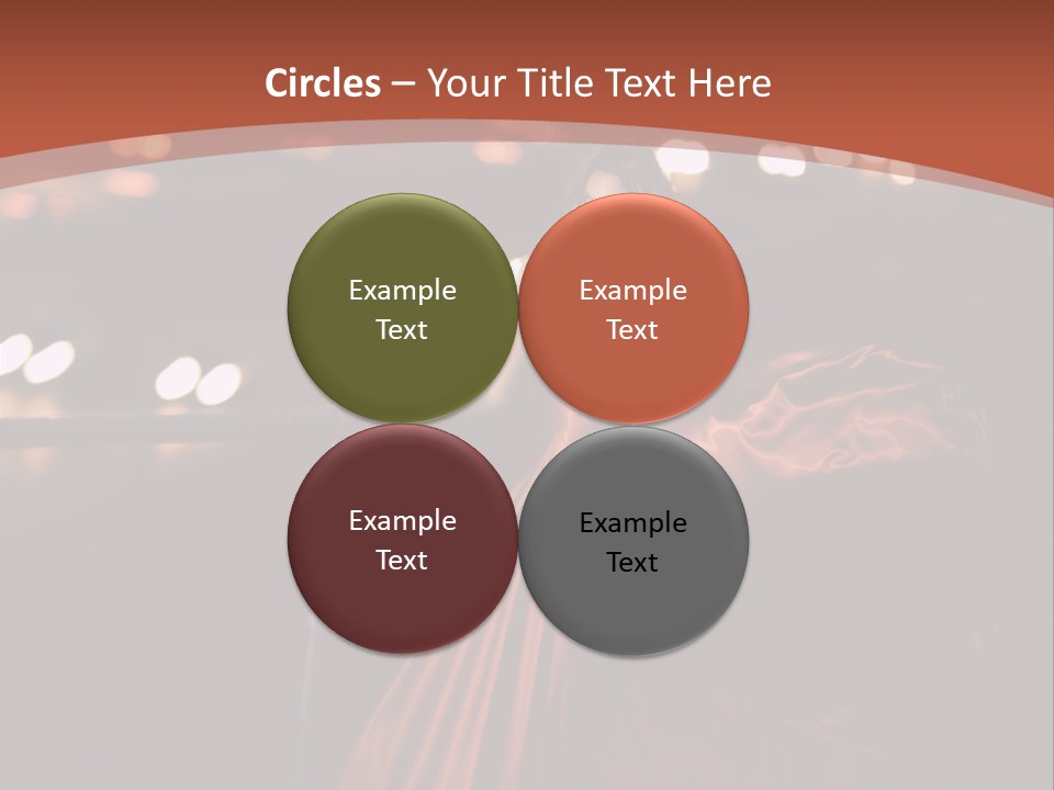 Hairstyle Hair Model PowerPoint Template