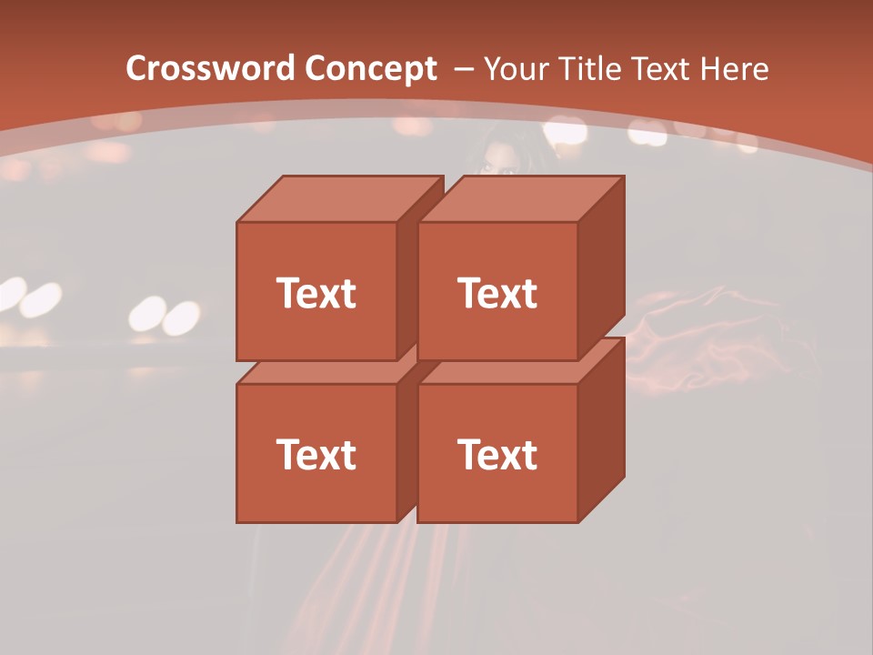 Hairstyle Hair Model PowerPoint Template