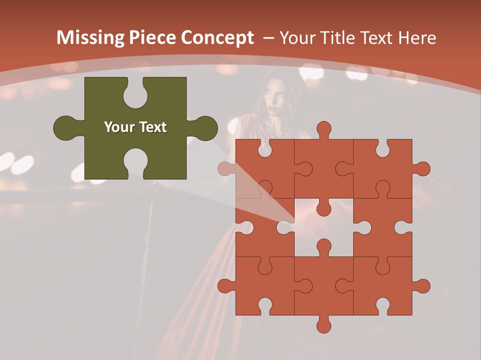 Hairstyle Hair Model PowerPoint Template