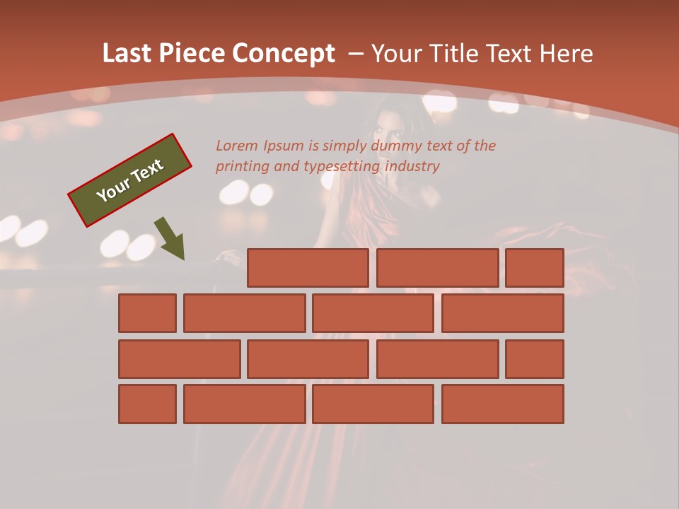 Hairstyle Hair Model PowerPoint Template