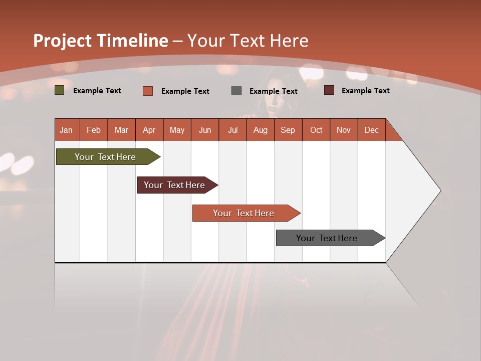 Hairstyle Hair Model PowerPoint Template