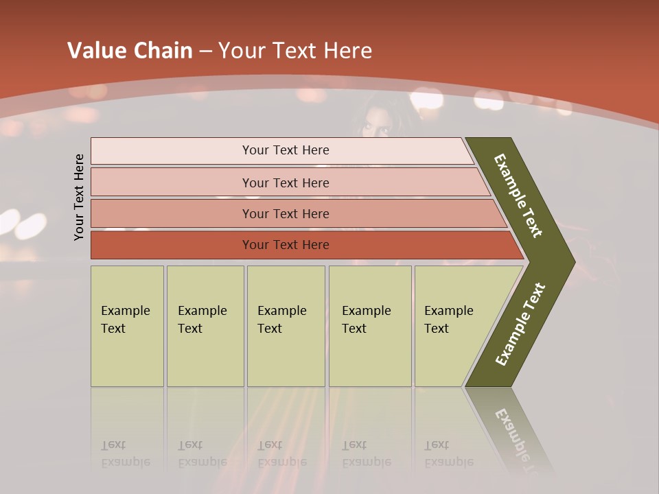 Hairstyle Hair Model PowerPoint Template