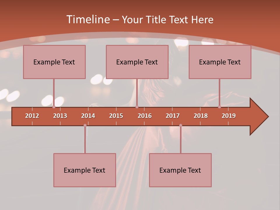 Hairstyle Hair Model PowerPoint Template