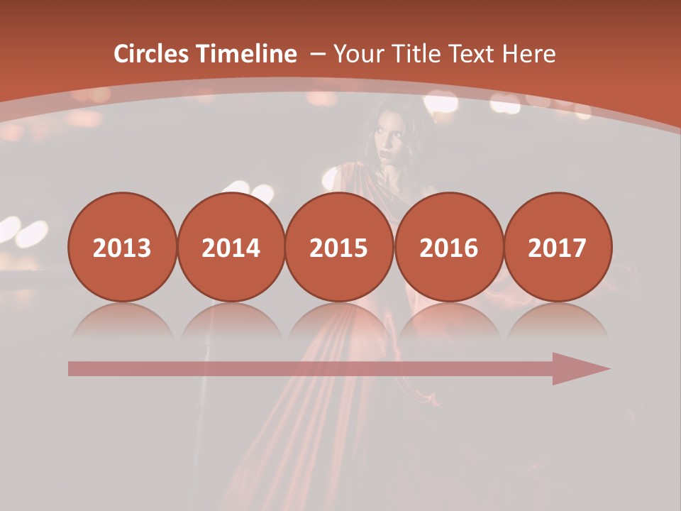 Hairstyle Hair Model PowerPoint Template