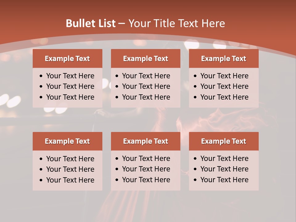 Hairstyle Hair Model PowerPoint Template