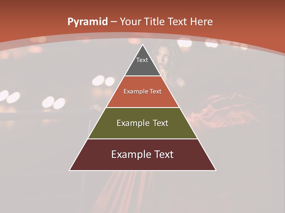 Hairstyle Hair Model PowerPoint Template