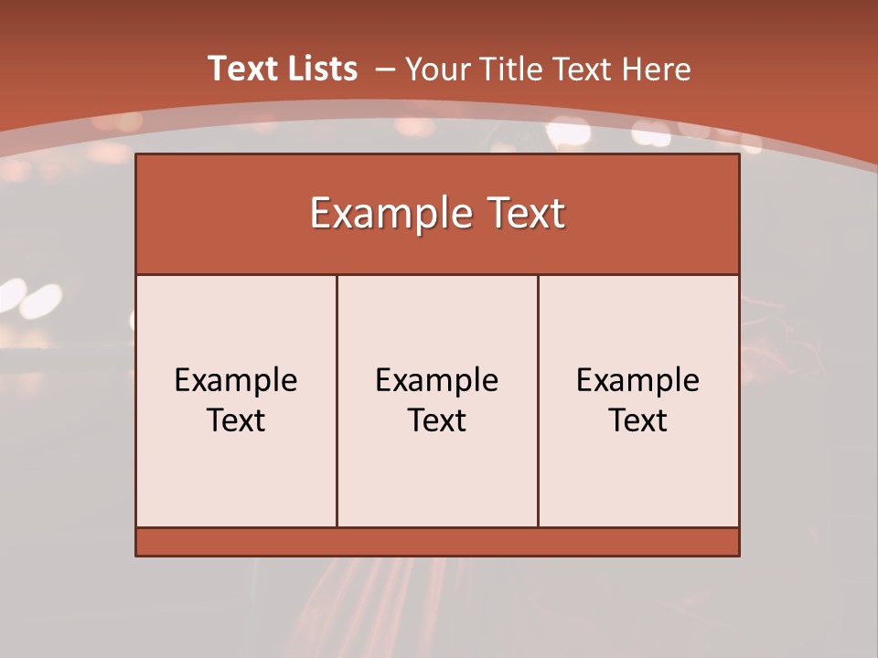 Hairstyle Hair Model PowerPoint Template