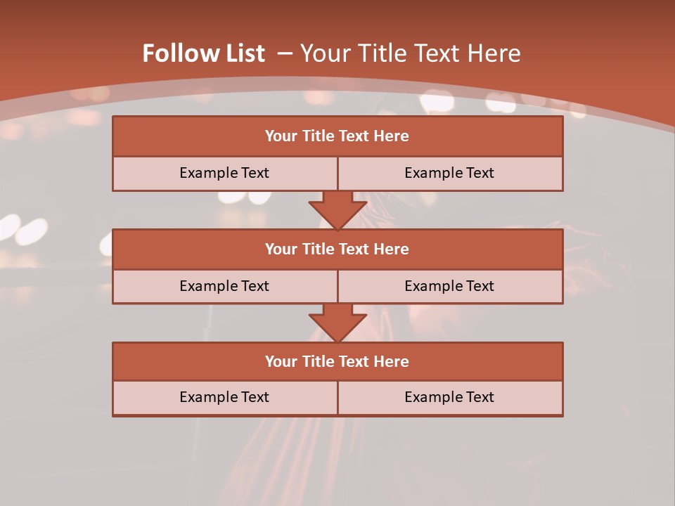 Hairstyle Hair Model PowerPoint Template