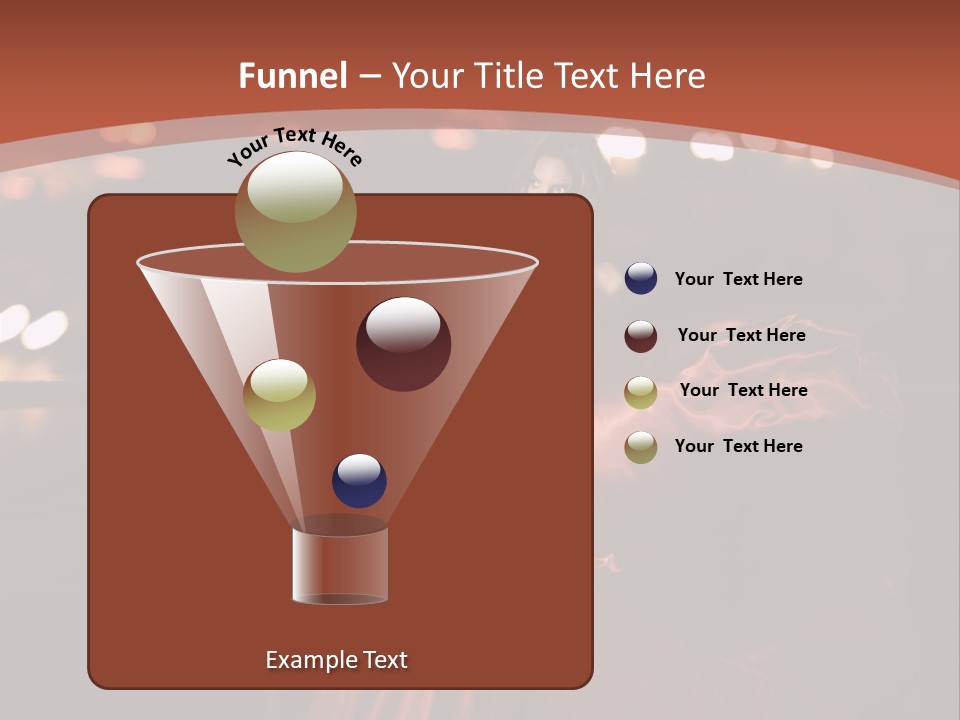 Hairstyle Hair Model PowerPoint Template
