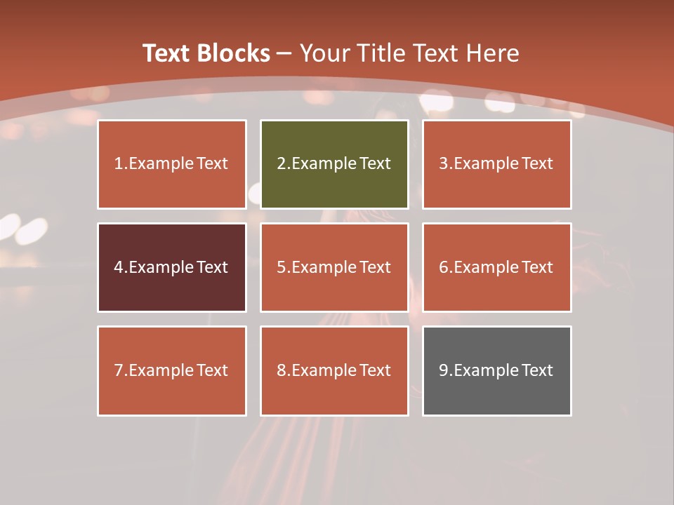 Hairstyle Hair Model PowerPoint Template