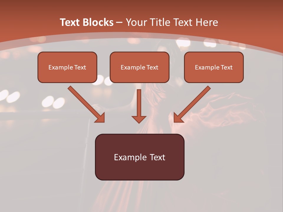 Hairstyle Hair Model PowerPoint Template
