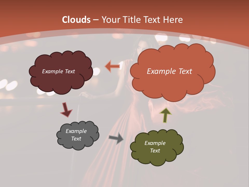 Hairstyle Hair Model PowerPoint Template