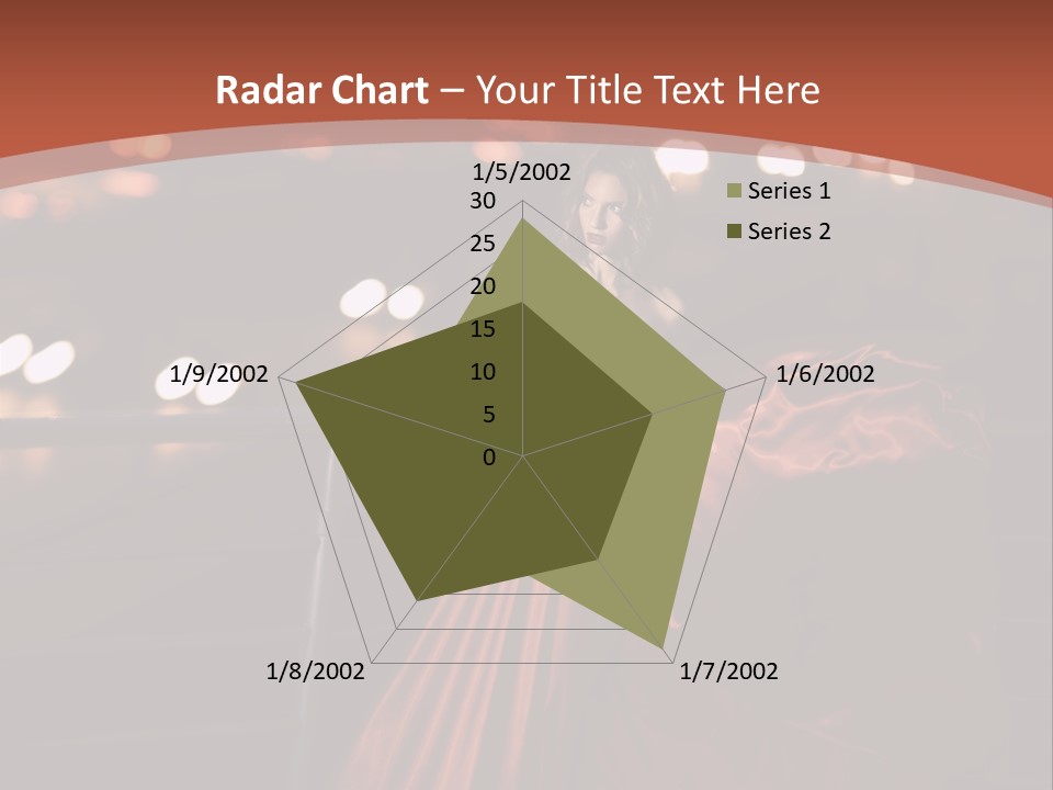 Hairstyle Hair Model PowerPoint Template