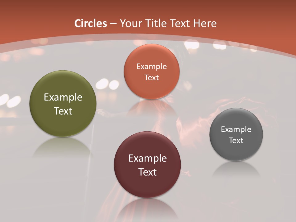 Hairstyle Hair Model PowerPoint Template