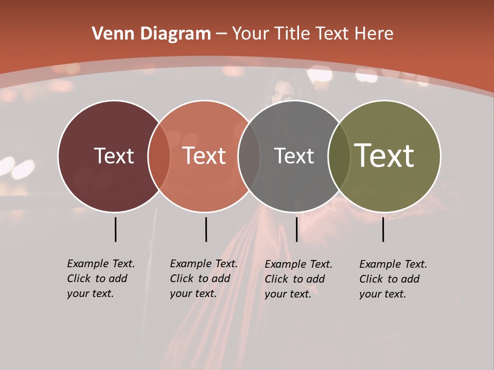 Hairstyle Hair Model PowerPoint Template