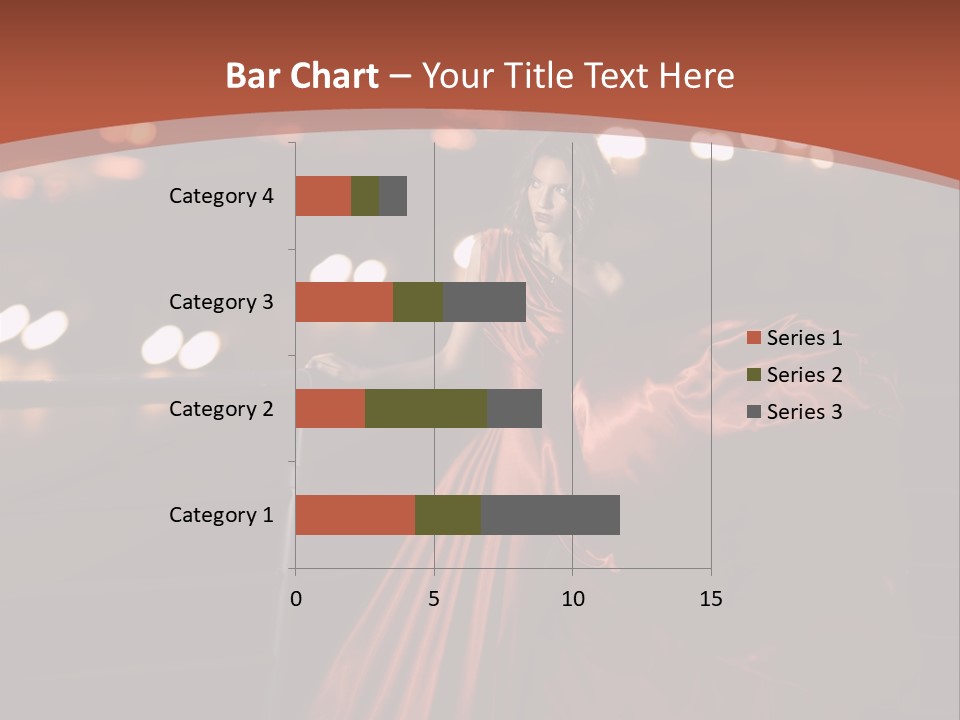 Hairstyle Hair Model PowerPoint Template