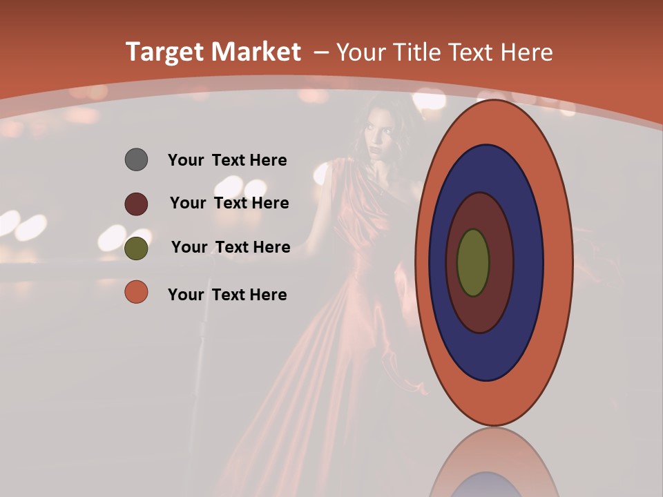 Hairstyle Hair Model PowerPoint Template