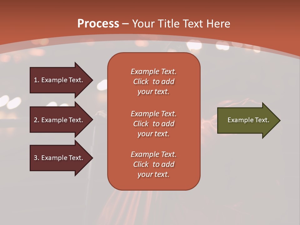 Hairstyle Hair Model PowerPoint Template