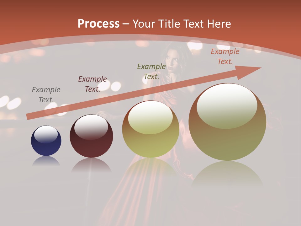 Hairstyle Hair Model PowerPoint Template