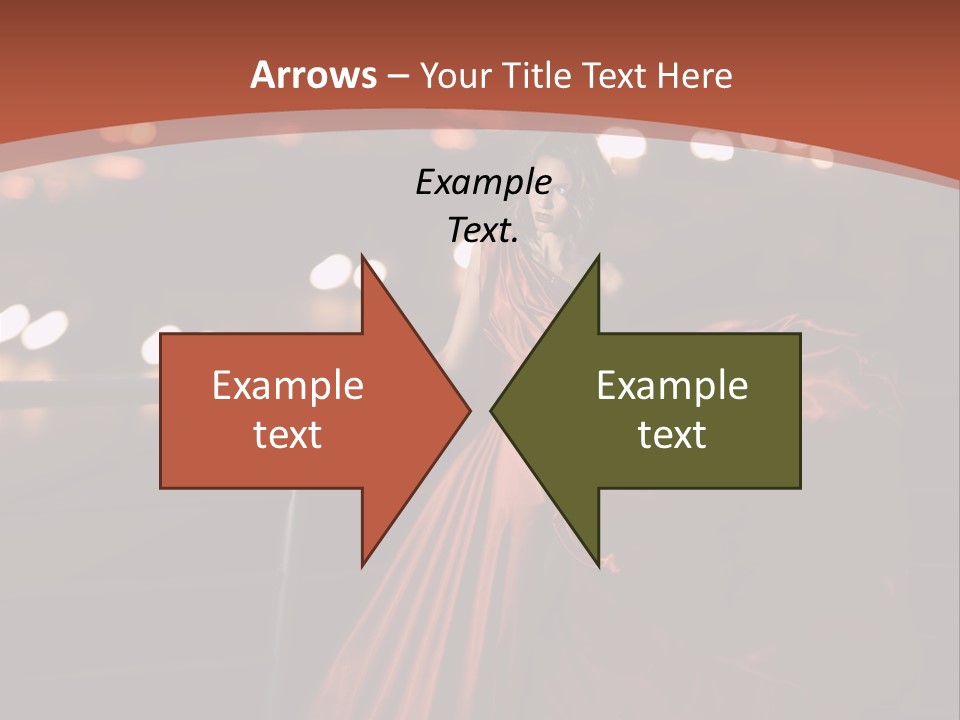 Hairstyle Hair Model PowerPoint Template