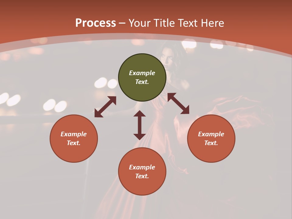 Hairstyle Hair Model PowerPoint Template