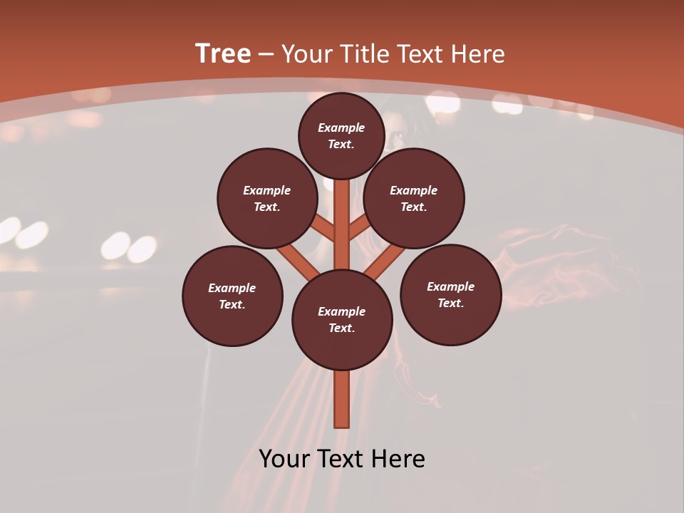 Hairstyle Hair Model PowerPoint Template
