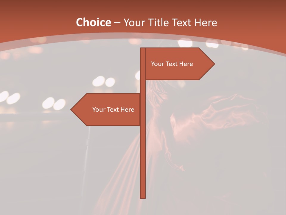 Hairstyle Hair Model PowerPoint Template