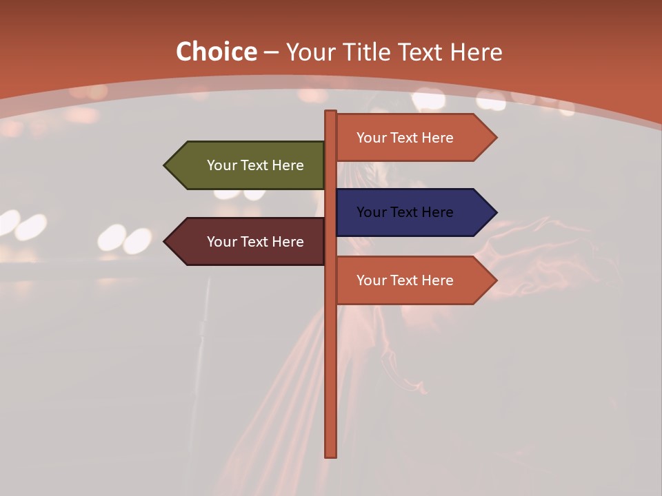 Hairstyle Hair Model PowerPoint Template
