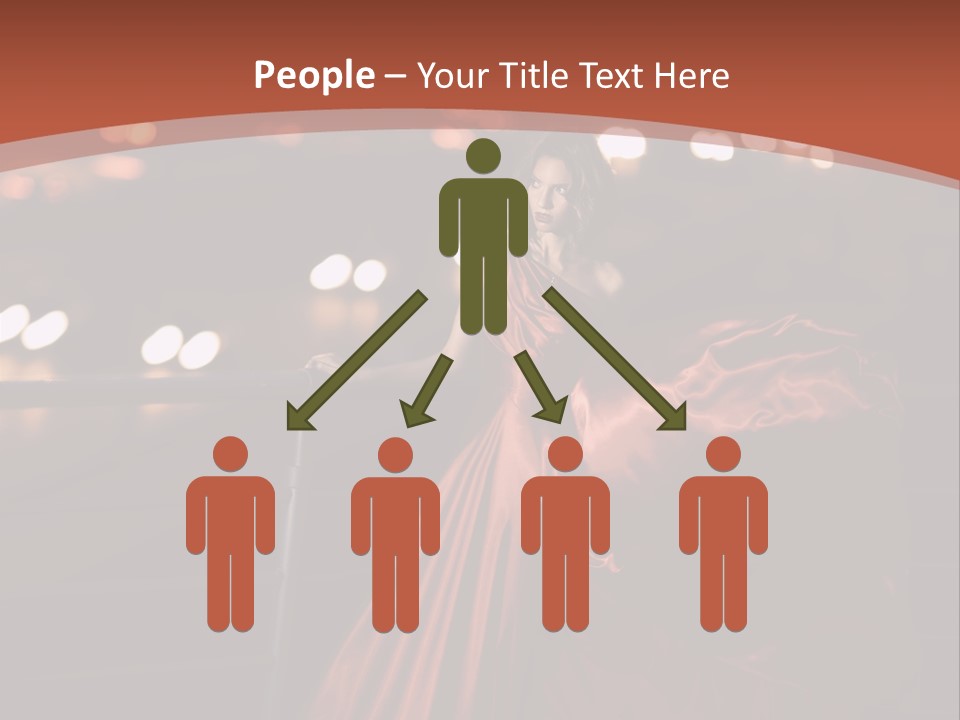 Hairstyle Hair Model PowerPoint Template