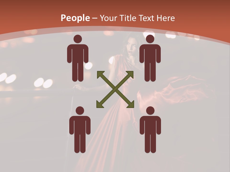 Hairstyle Hair Model PowerPoint Template