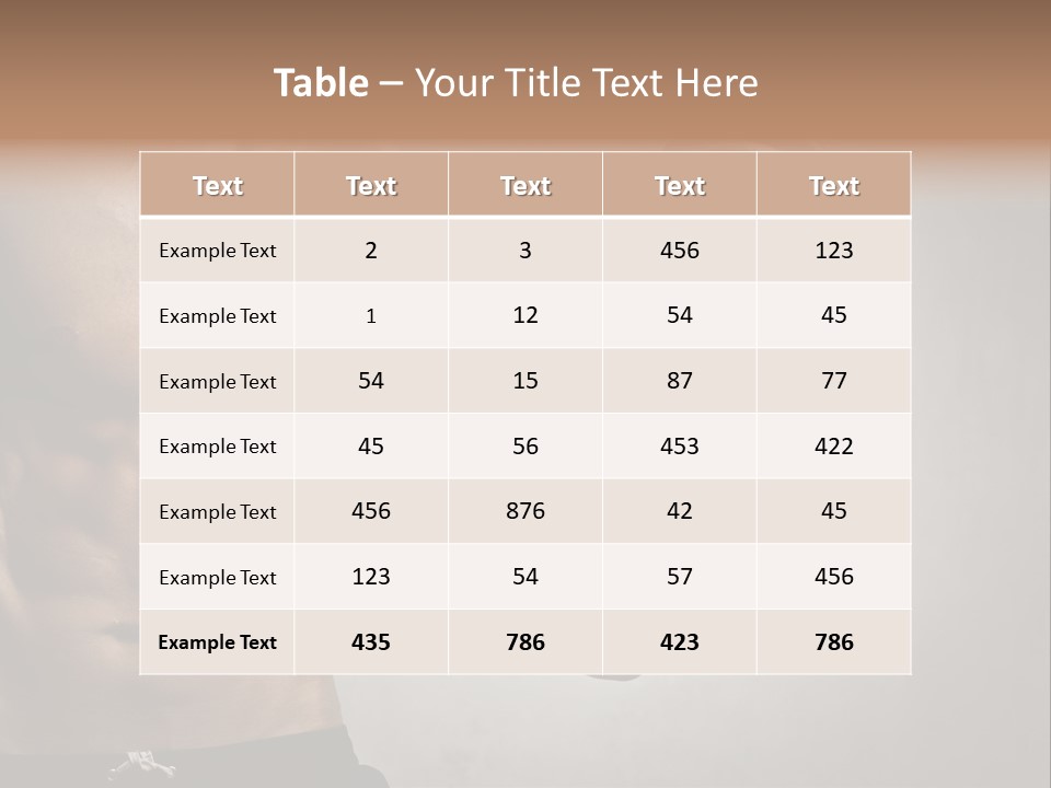Naked Fatigue Tool PowerPoint Template