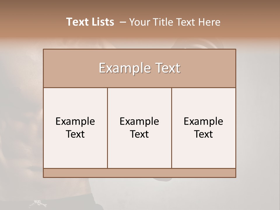 Naked Fatigue Tool PowerPoint Template