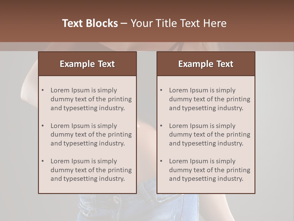 Only Model Studio PowerPoint Template