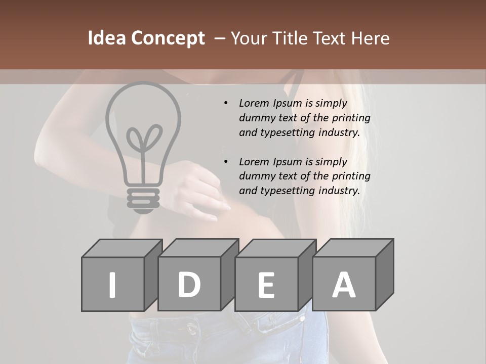 Only Model Studio PowerPoint Template