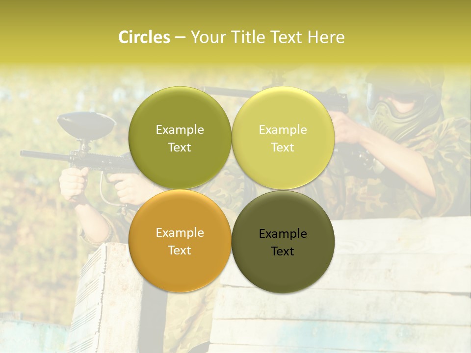 Weapon Team Cover PowerPoint Template