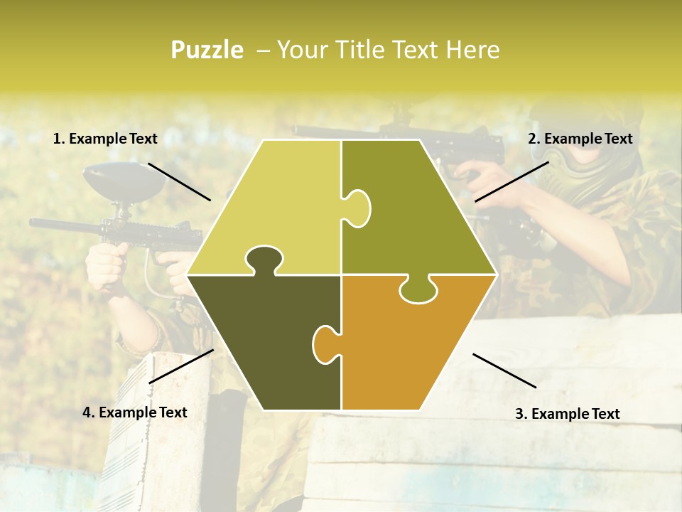 Weapon Team Cover PowerPoint Template